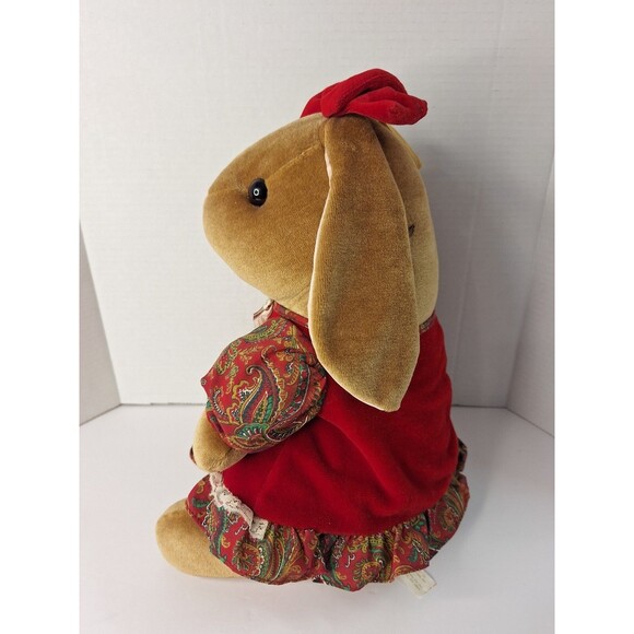 EUC Vintage 1985 Velveteen Rabbit Plush 13" Bunny Rabbit Floppy Ears Toys R Us - Picture 3 of 11
